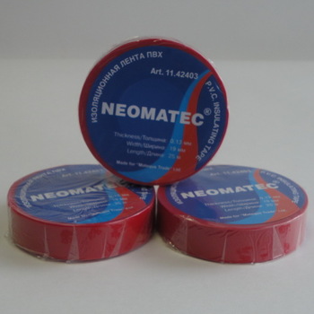 Изоляционная лента NEOMATEC красная